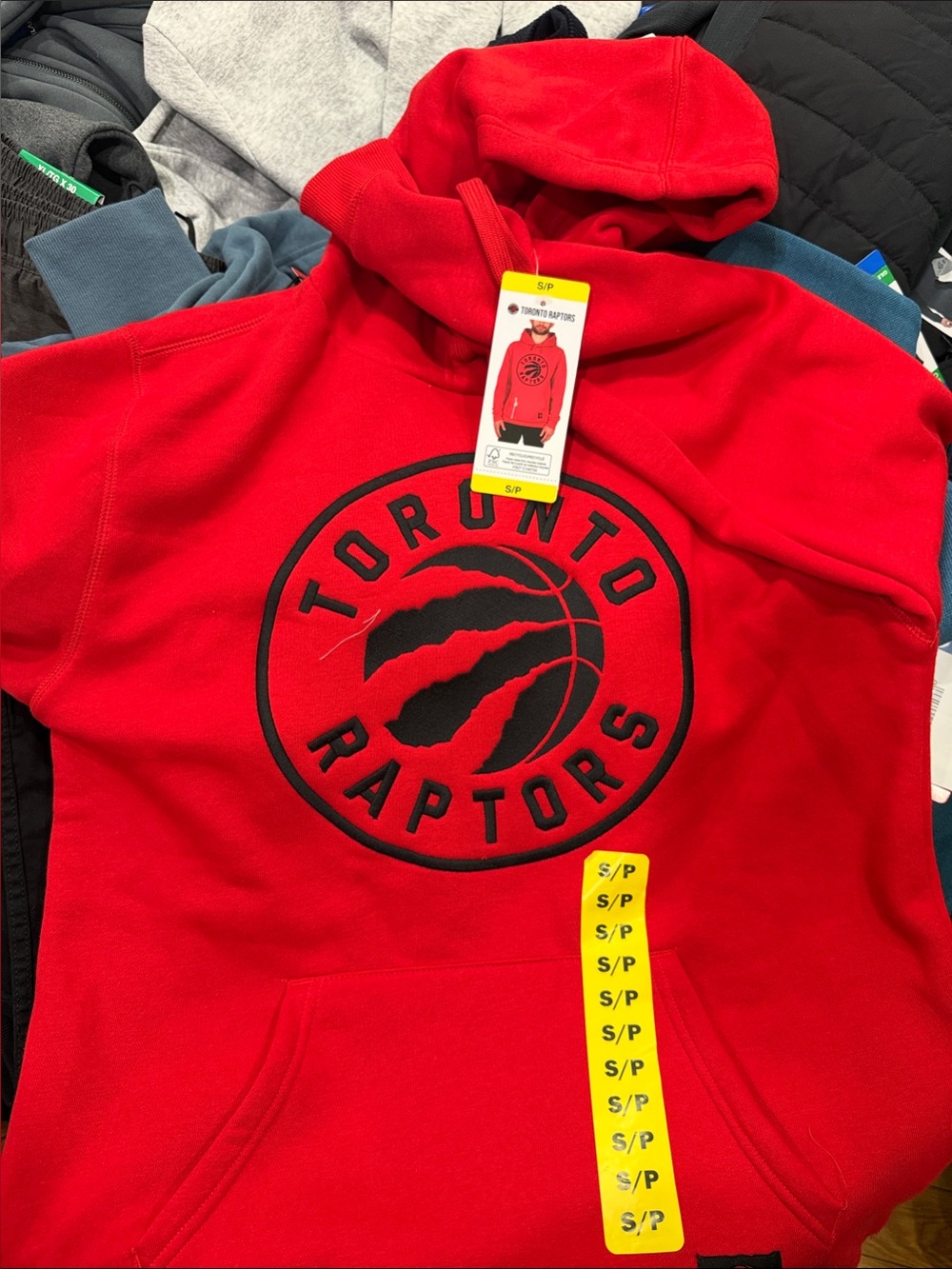 Red Toronto Raptors Pullover Hoodie - NBA Team Logo
